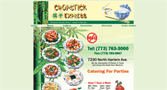 Desktop Screenshot of chopstickexpressonline.com