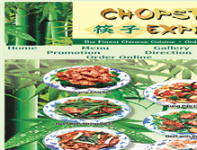 Tablet Screenshot of chopstickexpressonline.com